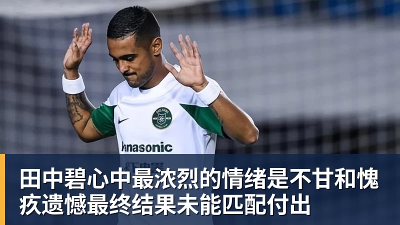 田中碧心中最浓烈的情绪是不甘和愧疚遗憾最终结果未能匹配付出